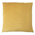 Triangle Stitch Cushion 58x58cm - Tawny Olive