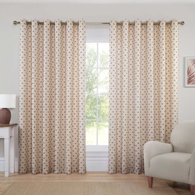 ALESSIA RED 66x54 Curtain