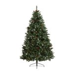 Deluxe 7ft Pine Cone & Berry Christmas Tree