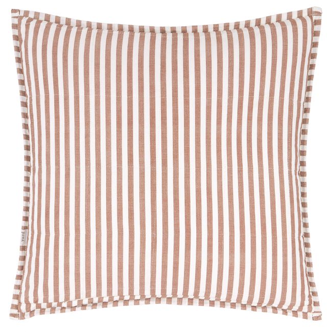 HEBDEN STRIPE PECAN 55X55 CUSHION 