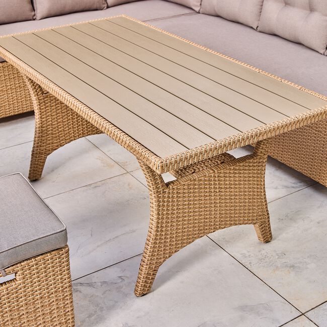 Genoa Rattan Corner Sofa Set