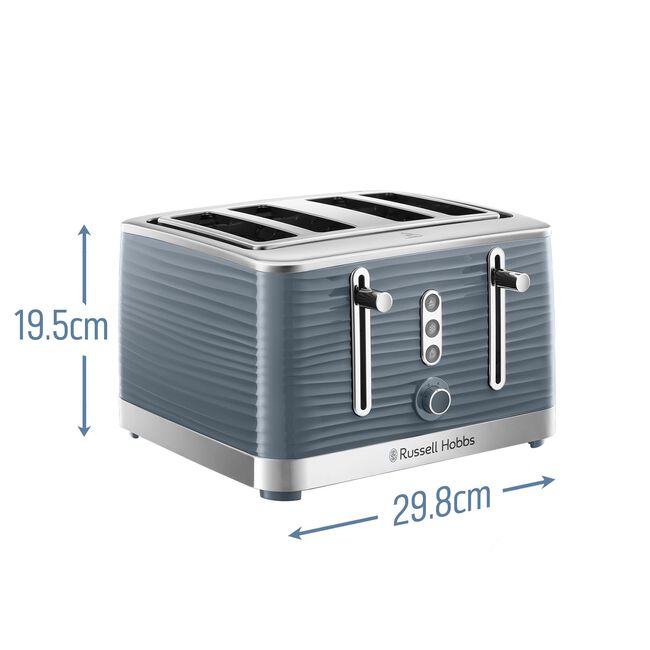 Russell Hobbs Inspire 4 Slice Toaster - Grey