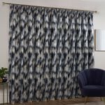 PENCIL PLEAT TOKYO NAVY 66x54 Curtain