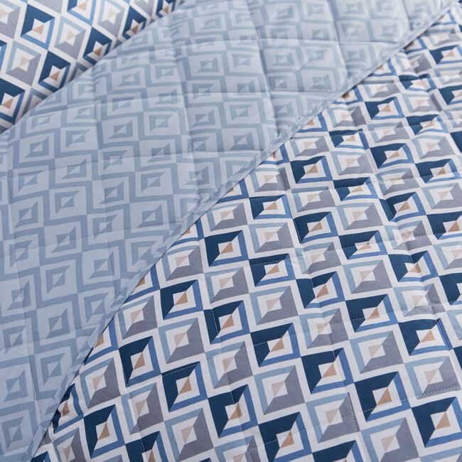 Jenkins Bedspread 200cm x 220cm - Blue