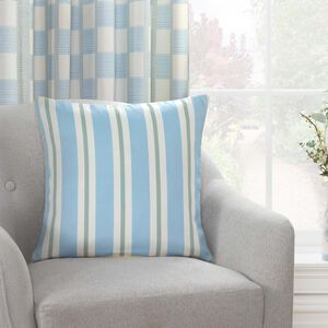 Verigated Stripe Blue 45cm x 45cm Cushion