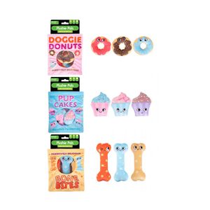 Snack Plush Squeaky Dog Toy