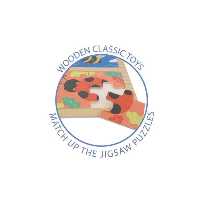 Learn & Play 4 in 1 Wooden Jigsaw