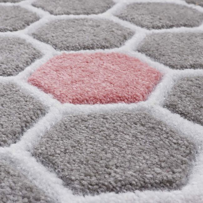 JVL Solemate Handcarved Honeycomb Doormat 57x100cm