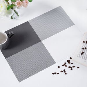 Cube Woven Placemat - Grey