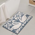 Lough Blue Bath Mat 50cm x 80cm