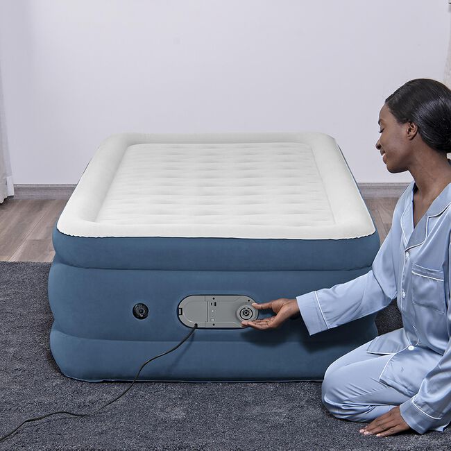 BESTWAY AlwayzAire Air Mattress Single Built-in Dual Pump 