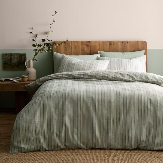 SINGLE DUVET COVER Appletree Yarn Dyed Woven Wide Stripe