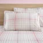 Brushed Cotton Leah Oxford Pillowcase Pair