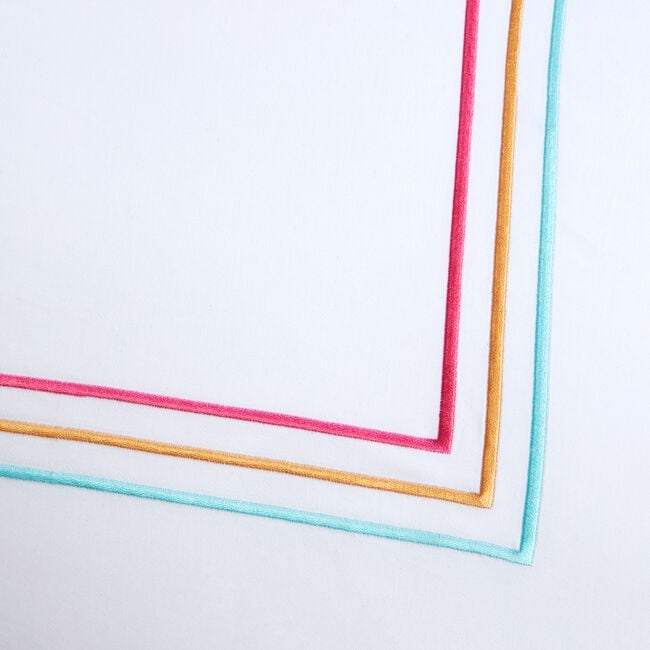 SINGLE DUVET COVER Triple Stitch Colourpop 400tc