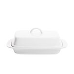 Abney & Croft White Butter Dish