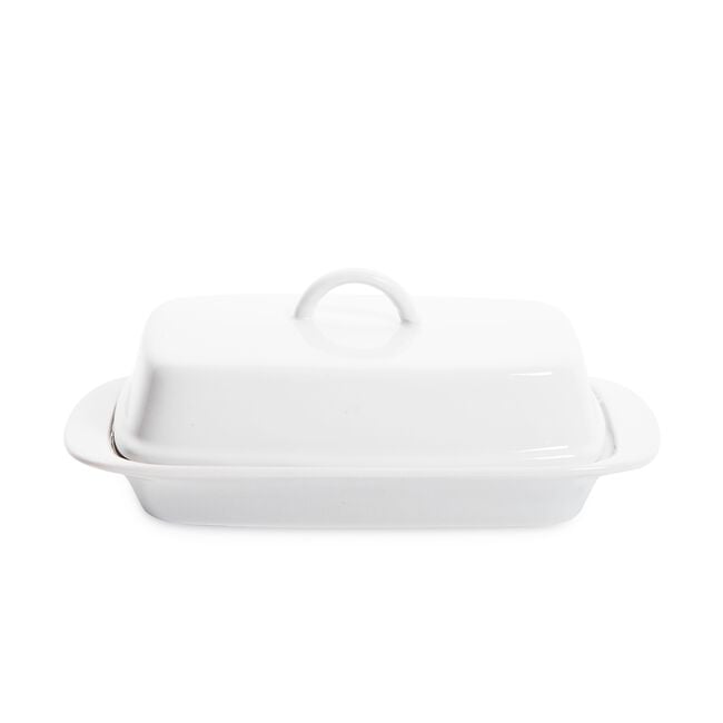 Abney & Croft White Butter Dish