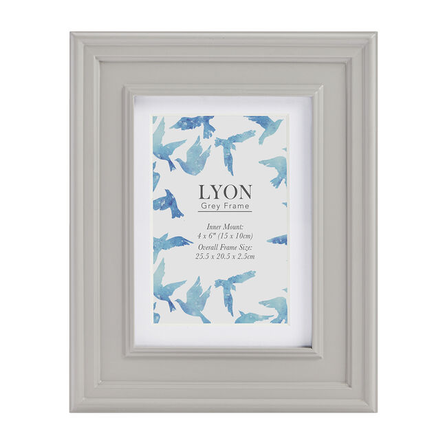 4x6 TRIPLE LYON GREY Frame