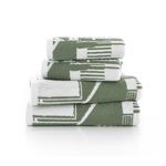 KINGS PARADE 550GSM JACQUARD OLIVE Hand Towel