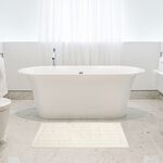 COTTON BRICK CREAM 50x80 Bath Mat