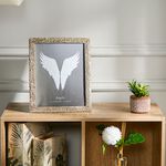 ANGELIC EMBOSSED 8x10" FRAME Silver