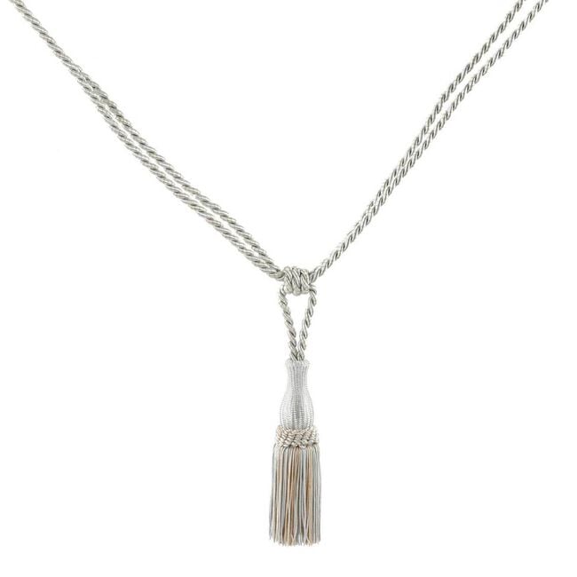 Elegance Small Rope Silver Tieback 
