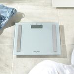 Salter BMI Compact Glass Green Bathroom Scales