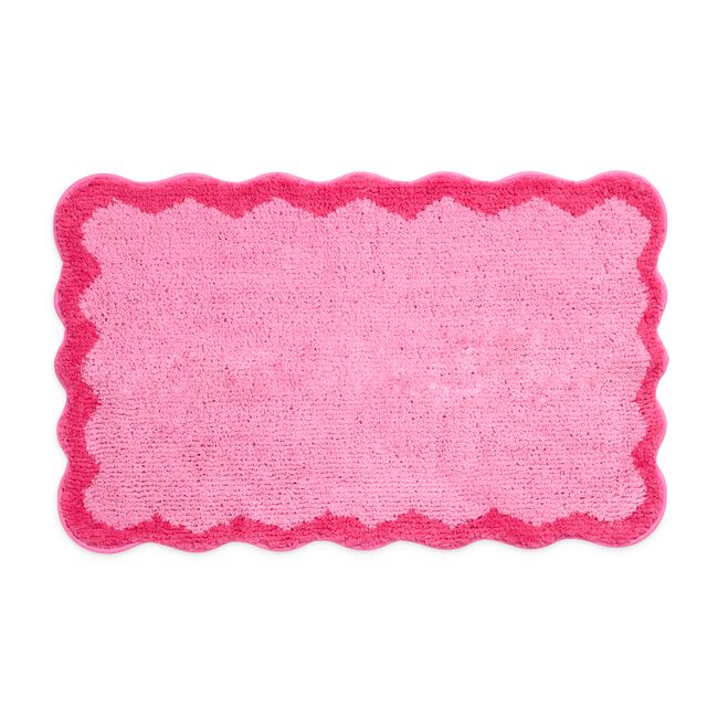 SCALLOP RASPBERRY 50X80 Bath Mat