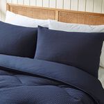 COVERLESS WAFFLE NAVY SINGLE 10.5TOG Duvet