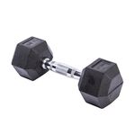 Body Go Rubber Hex Dumbbell 12.5kg