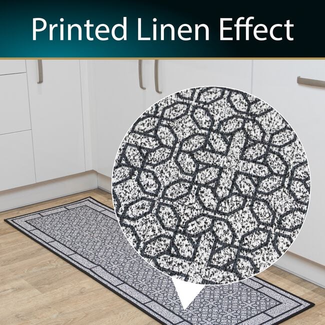 JVL Avanti Grey Runner 50cm x 150cm