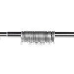 EXTENDABLE BALL 28mm 200-380cm Brushed Nickel