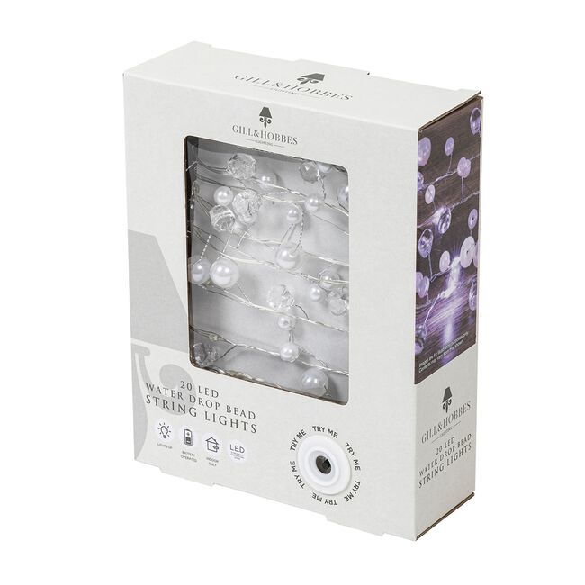 20 LED Water Drop String Lights
