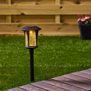 Deluxe Solar Coach Post Stake Light