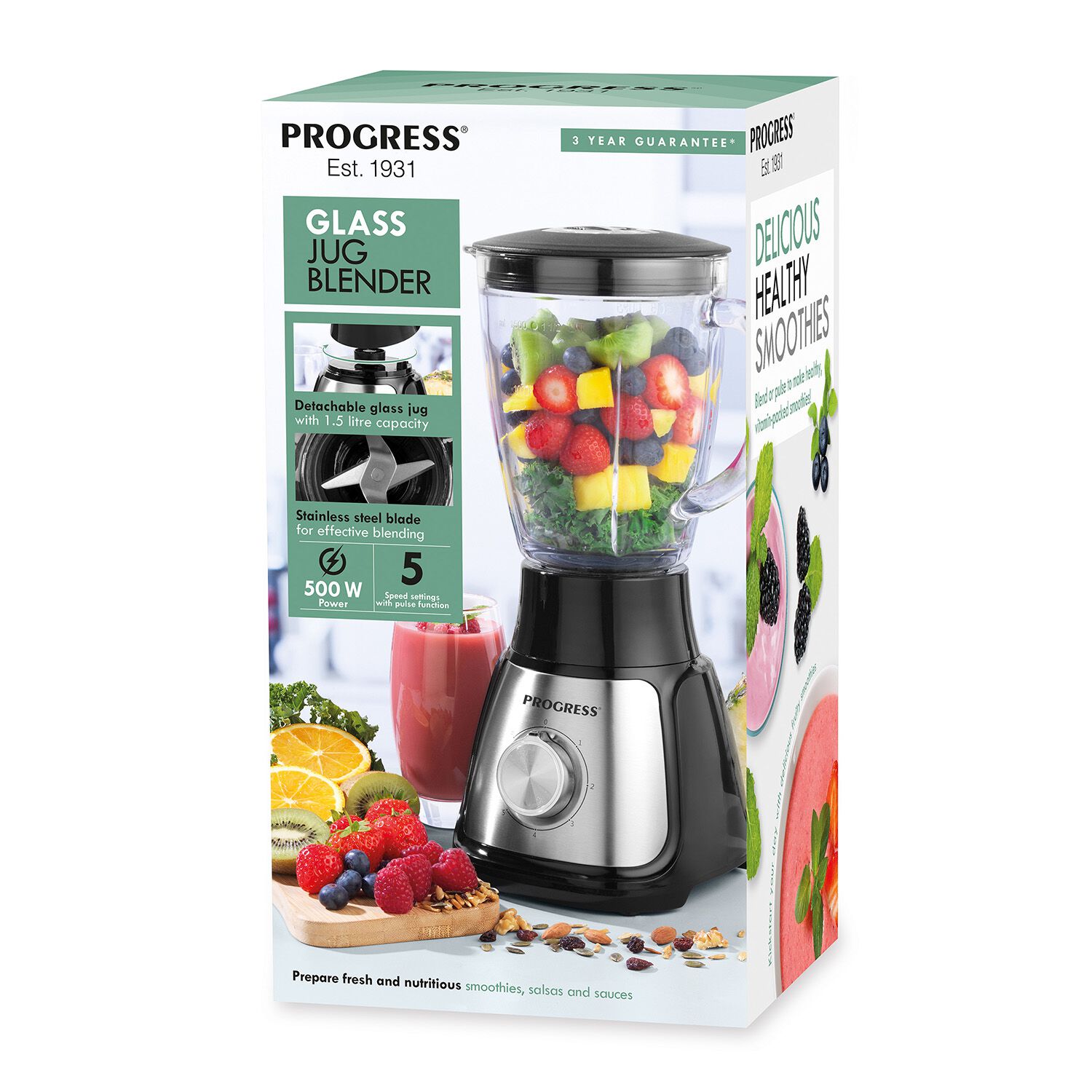 Progress Glass Jug Blender Home Store + More