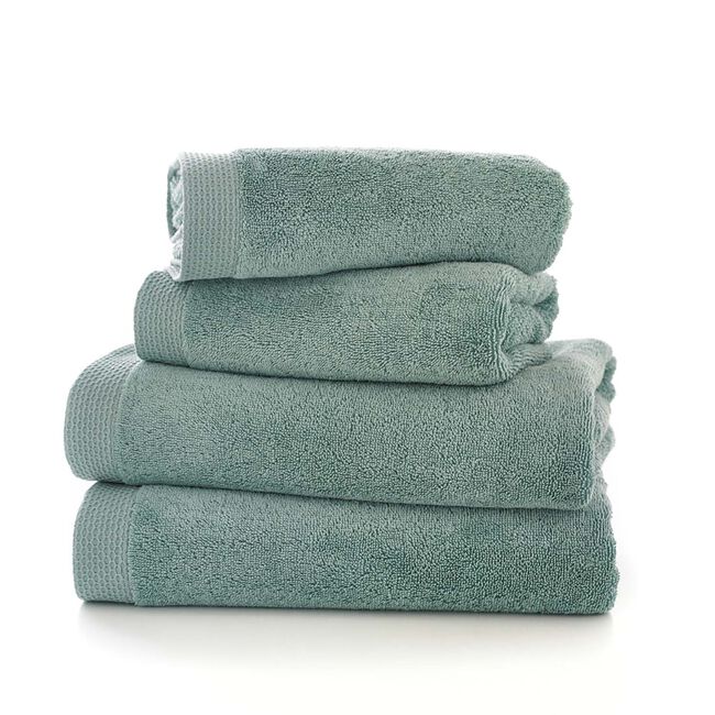 THE LYNDON CO EGYPTIAN COTTON DUCK EGG Bath Towel