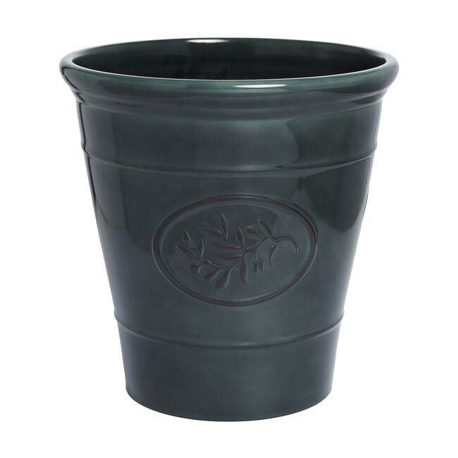 Bella Dark Green Plant Pot