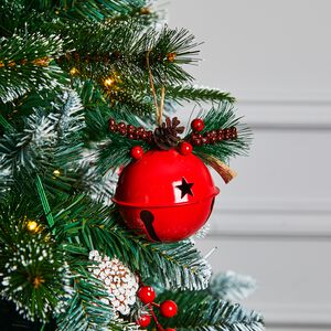 Round Christmas Bell Hanging Tree Decoration