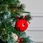 Round Christmas Bell Hanging Tree Decoration