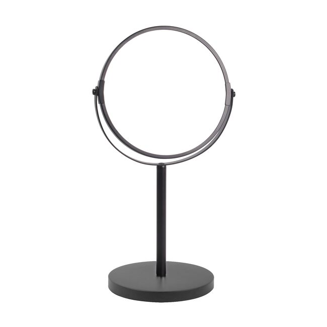 Visage Black 5X Round Cosmetic Mirror