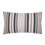KING SIZE DUVET COVER Beach House Stripe Linen / Grey