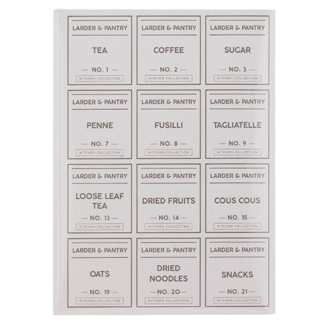 Typhoon Pantry Label Set - 4 Sheets
