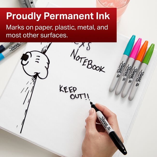 Sharpie Permanent Marker Assorted 4 PC