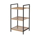 Storage Solutions 3 Layer Bamboo Bathroom Shelves