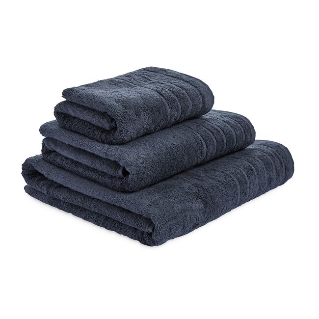  TURKISH COTTON SUPERSOFT 550GSM BLACK Bath Towel