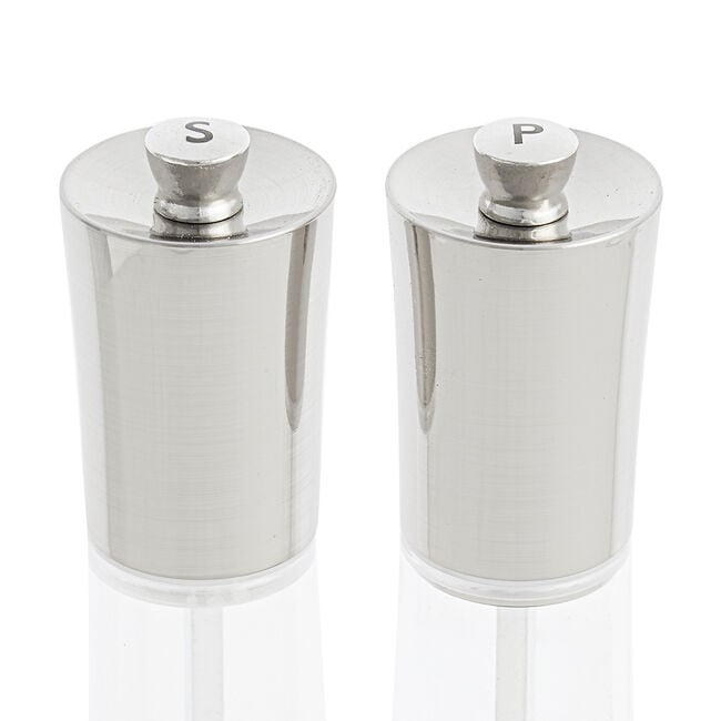 Cole & Mason Chrome Clear Salt & Pepper Mill Set