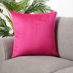 TRIANGLE STITCH HOT PINK 58x58 Cushion