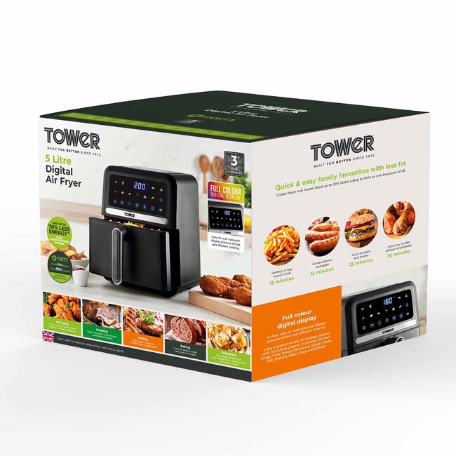 Tower Vortx 5L Digital Air Fryer