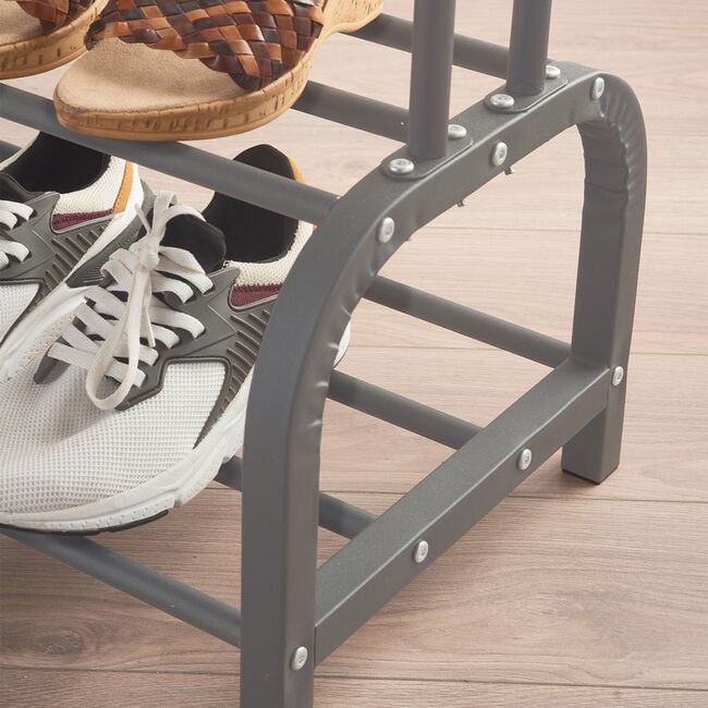OurHouse Mega Double Clothes Rail With Hooks
