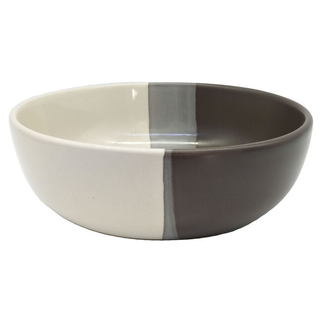 ABNEY & CROFT THREE TONE Mocha Dinner Plate