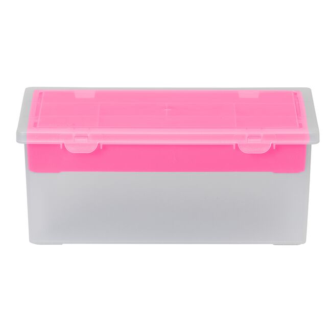 Wham 29cm Organiser Box With 8 Insert Pink